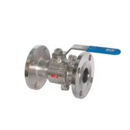 Valson 6 inch, 152.4 mm 2 Pc Design Full Bore Ball Valve SS Parts Flanged Silver image 1