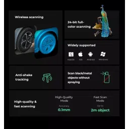 Creality CR-Scan Ferret Pro 3D Scanner Precision, Portability, and Performance 560 × 820 mm Single Capture Range image 3