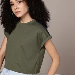 The Roadster Life Co. Extended Sleeves Boxy T-shirt-picture-44