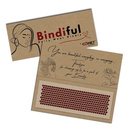 Comet Busters Bindiful Daily Wear Traditional Bindis - Maroon-picture-5