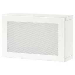 ikea bestå Wall-mounted cabinet combination, white/Mörtviken white, 60x22x38 cm image 1