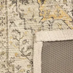 Ariana Beige Cotton Anti-Skid Bathmat (50 X 80 Cm) image 5