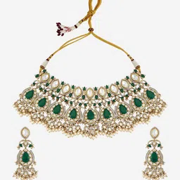 Kushal's Fashion Jewellery Kundan-Studded Jewellery Set image 5