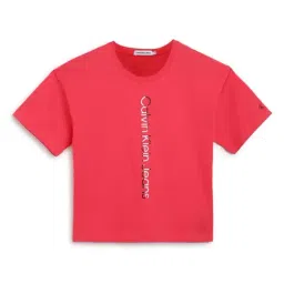 Calvin Klein Jeans Kids Teaberry Logo Regular Fit T-Shirt-image-72