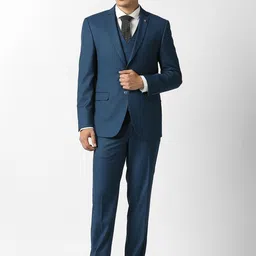 Van Heusen Slim-Fit Single-Breasted Three-Piece Suit-picture-39