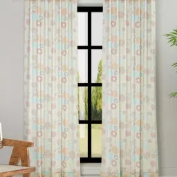 Fabindia Multicolor Cotton Haiba Hand Curtain-image-39