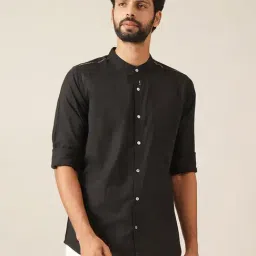 Jaypore Black Regular Fit Shirt image 3