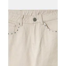 R&B Kids Beige Regular Fit Jeans image 4