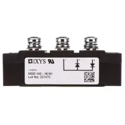 IXYS SEMICONDUCTOR Dual Rectifier Diode Panel Mount 3-Pin 1600V 165A, MDD142-16N1 image 3