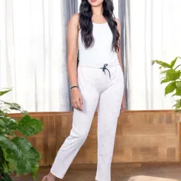 Kryptic Pink & Teal Cotton Relaxed Fit Printed Lounge Pants - Pack of 2 image 5