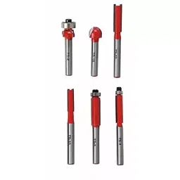 YADAV Carbide Tipped Cove Core Box Router Bits Set Round Nose Double Edging for Woodworking (Set of 6) image 3