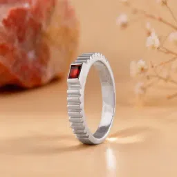 GIVA 925 Silver Cog Garnet Ring-picture-16