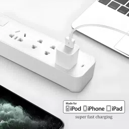Loire Original MFi-Certified USB Type-C to Lightning Cable 1 m White for Apple iPhones & iPad image 4