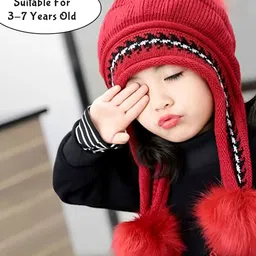 SYGA Kids Woollen Winter Beanie image 3