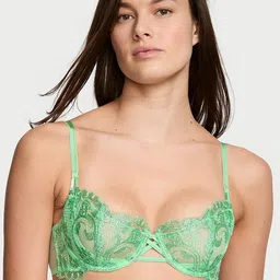 Victoria's Secret Dream Angels Floral Lace All Day Comfort Balconette Bra-picture-37