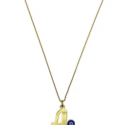 Digital Dress Room Gold-Plated Alphabet A Pendent image 3