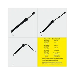 JJ Jonex Speed Adjustable Skipping Rope Gym Home And Fat Burner Fitness Workout - Black image 3