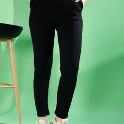 Fashion2wear Women Original Slim Fit High-Rise Easy Wash Chinos Trousers-picture-32