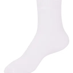 DOLLAR Pack Of 5 Solid School Socks - White image 4