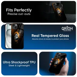 QRIOH Quirky Printed iPhone 15 Back Case Mobile Accessories image 2