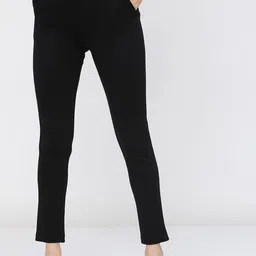 Tokyo Talkies Women Slim Fit Mid-Rise Trousers-image-11