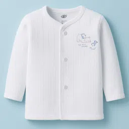 Zero Interlock Knit Full Sleeves Jhablas With Animal Print Pack of 3 - White image 5