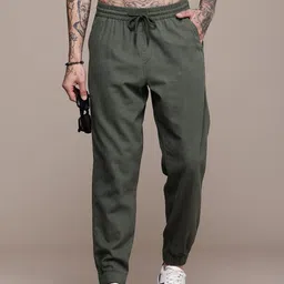 The Roadster Life Co. Pure Cotton Joggers Trousers-picture-15
