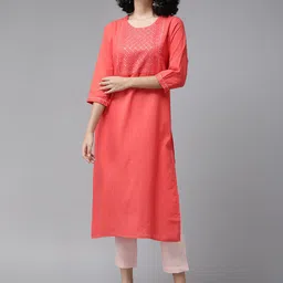 Amirah s Ethnic Motifs Embroidered Sequinned Kurta-picture-19