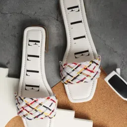 Elle Women's White Casual Sandals-picture-22