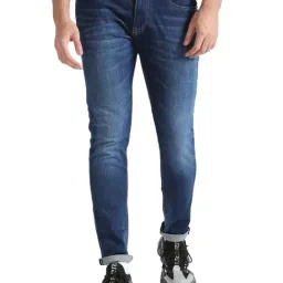 Tommy Hilfiger Aspen Dark Blue Stretch Cotton Tapered Fit Jeans-image-94