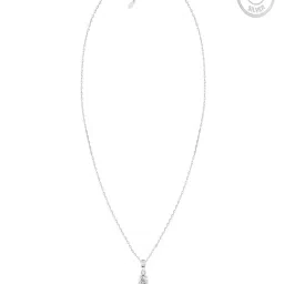 GIVA 925 Silver Cute Zirconia Pendent and Earring Set image 2