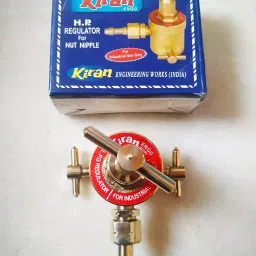Kiran X-Ray KRLPGREG Brass Ind. LPG Gas Regulator (Yellow) image 5