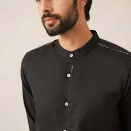 Jaypore Black Regular Fit Shirt image 4