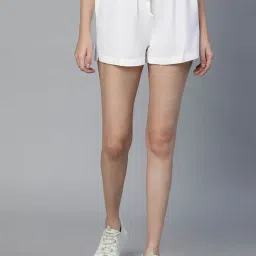 Oxolloxo White Regular Fit Shorts-image-42