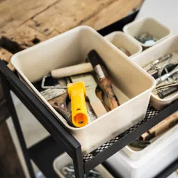 ikea nojig Organiser, plastic/beige, 20x25x10 cm image 5