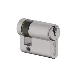 Dorset CL 400 H SS 60 mm Silver Satin Finish Half Pin Cylinder Lock-image-34
