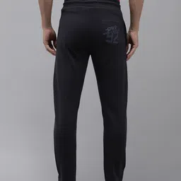 SPYKAR Men Applique Mid-Rise Slim Fit Track Pants image 3