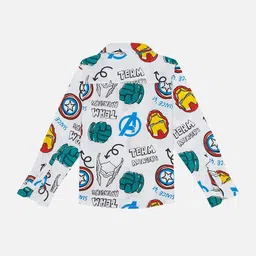 Bodycare Boys Abstract Printed Cotton Shirt image 2