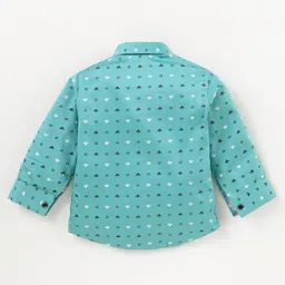 Robo Fry Lycra KnitHalf Sleeves Printed 3 Piece Party Suit with Cap & Bow - Black image 3