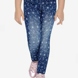 Naughty Ninos Girls Skinny Fit Washed Jeggings-image-56