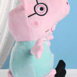 Peppa Pig Family Combo Plush Soft Toy Pack of 4 Blue Red & Orange- Height 30 cm image 5