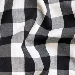 FRENCH CROWN Men Windowpane Checks Checked Standard Mandarin Collar Casual Cotton Shirt image 2