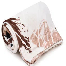 RRC Brown Geometric Printed AC Room 300 GSM Double Bed Dohar With 2 Pillow Covers image 2