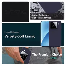 SPRIG Solid Printed Xiaomi 15 5G Bumper Case Mobile Accessories image 4