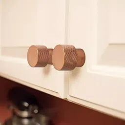 Atom Brass Gold Matte Finish Cabinet/Drawer Knob, KB-BK-DIAMOND-RG-110 (Pack of 10) image 3