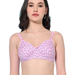 FIMS Pink Printed Bra-picture-19