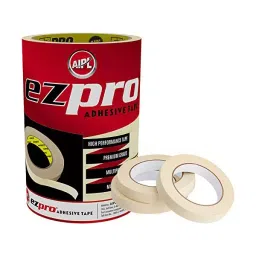 AIPL 48 mm x 40 m Off White Self Adhesive Masking Tape for Painters, EZPRO (Pack of 108) image 3