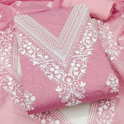 Maroosh Floral Embroidered Unstitched Dress Material-picture-28