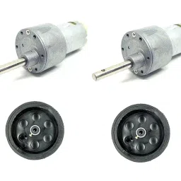 Invento 12v 10 Kg-cm 1000 RPM Side Shaft High Torque Geared DC Motor-picture-34