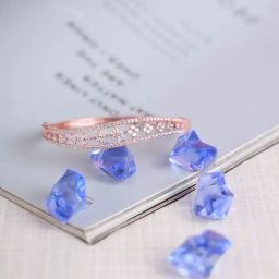 Aatmana Rose Gold-Plated American Diamond Studded Bracelet-picture-42